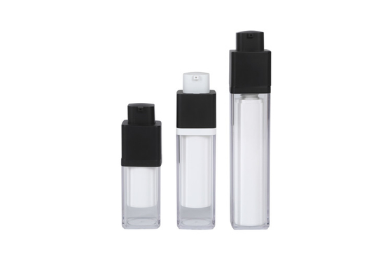 15ml 30ml 50ml PMMA PP Airless Pump Bottle Plastic Skincare Container