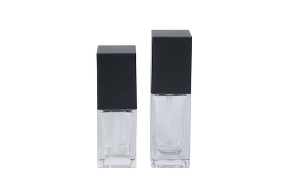 Airless Square Style Cosmetic Pump Bottle 20ml 30ml