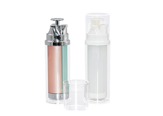 Multifunctional Skin Care Acrylic Packaging Bottle For Holding Three Liquid 15ml