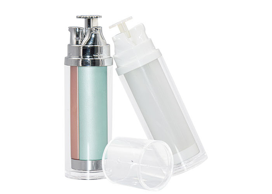 Multifunctional Skin Care Acrylic Packaging Bottle For Holding Three Liquid 15ml