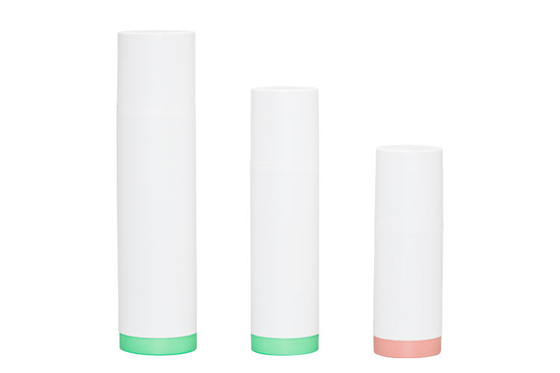 Refillable PP Airless Pump Bottles Travel PCR Plastic Bottle Cosmetic Packaging Set