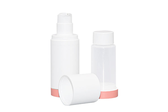Refillable PP Airless Pump Bottles Travel PCR Plastic Bottle Cosmetic Packaging Set