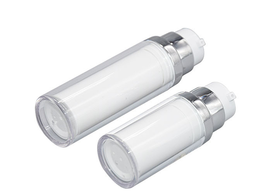 Double Layer PP Airless Pump Bottle 15ml 30ml 50ml Cosmetic Pump Dispenser