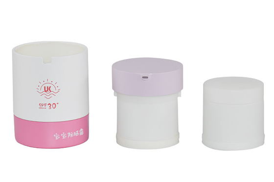 Replaceable Airless Pump Jar Sunscreen PP 50g Innovation Refillable Packaging