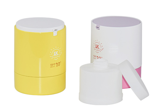 Replaceable Airless Pump Jar Sunscreen PP 50g Innovation Refillable Packaging