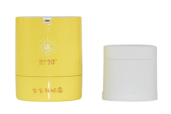 Replaceable Airless Pump Jar Sunscreen PP 50g Innovation Refillable Packaging