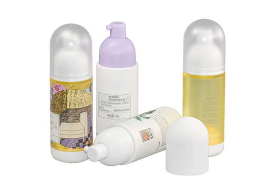 Frosted Surface Airless Pump Bottle 45ml Elastic Paint 3D Packaging For Serum Sun Protect