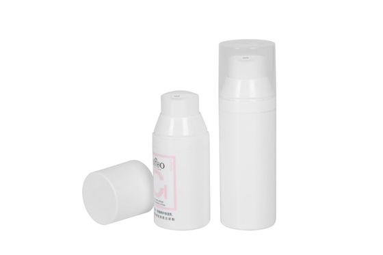 Plastic PP Travel Bottles 30ml 50ml 75ml 100ml Airless Bottle for Skin Care Cream / Lotion UKA08
