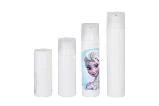 Plastic PP Travel Bottles 30ml 50ml 75ml 100ml Airless Bottle for Skin Care Cream / Lotion UKA08