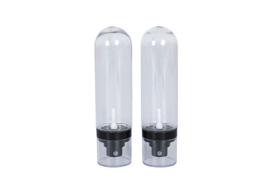 100ml Transparent PET Plastic Hair Spray Bottles OD 40mm Round Bottom base