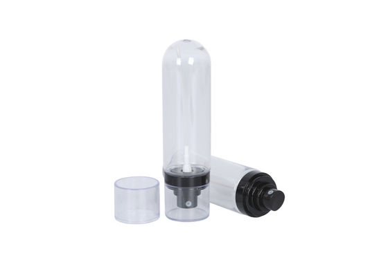 100ml Transparent PET Plastic Hair Spray Bottles OD 40mm Round Bottom base