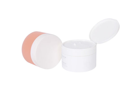 100g Flip Top Cap matte cream jar  for  80g cosmetic  packaging container