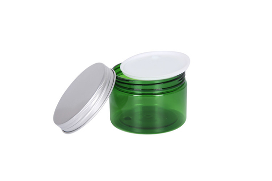 Body Aluminium Cap 150g Cosmetic Cream Jars Wide Mouth Packaging Od 74mm