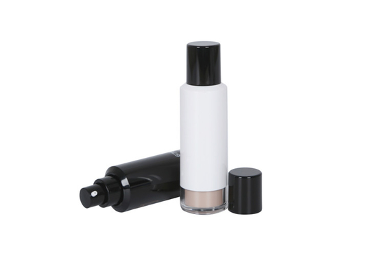Cylinder 30ml Acrylic Makeup Liquid Foundation Bottle For Concealer