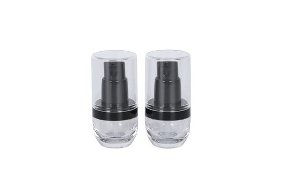Sunscreen Makeup Foundation Bottle 15ml Round Glass Travel Sized