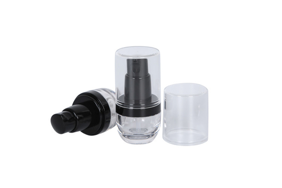 Sunscreen Makeup Foundation Bottle 15ml Round Glass Travel Sized