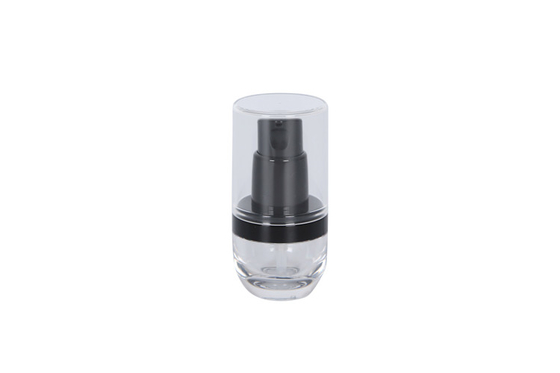 Sunscreen Makeup Foundation Bottle 15ml Round Glass Travel Sized