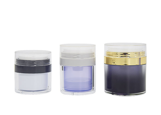 Cosmetic Packaging PP Airless Jar Including Replaceable 15g 30g 50g