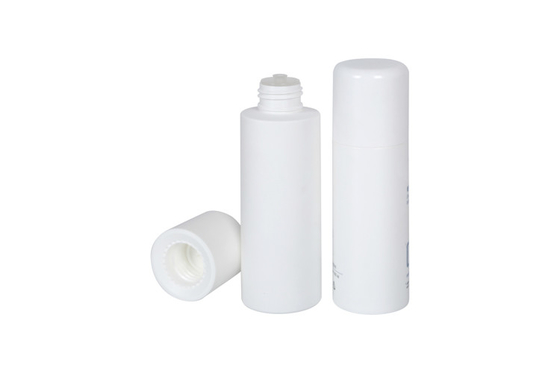 Soft Touch White Plastic Cosmetic Packageing Set 80/100/120/150ml Lotion Bottles And 60/100ml Cream Jar