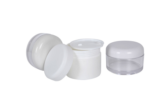 White PP PET 80ml 100ml 120ml 150ml Lotion Bottle PETG 60g 100g Cream Jar Cosmetic Personal Care Set