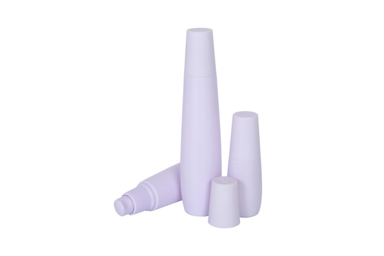 30/50/100ml Light Bulb Shape HDPE Plastic Lotion Bottles And 50g Acrylic Cream Jar Color Custom Facial Skincare Gi