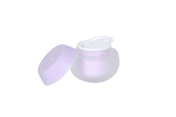 30/50/100ml Light Bulb Shape HDPE Plastic Lotion Bottles And 50g Acrylic Cream Jar Color Custom Facial Skincare Gi