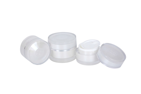 Customized Color Skincare Set 15/30/50g Acrylic Cream Jar And 15/30/50ml Cosmetic Packaging Lotion Bottles Family Set