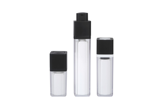 15ml 30ml 50ml Twist Head square As + PP double-layer Airless bottle
