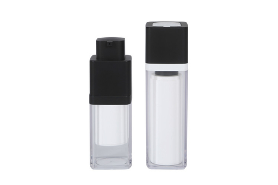15ml 30ml 50ml Twist Head square As + PP double-layer Airless bottle