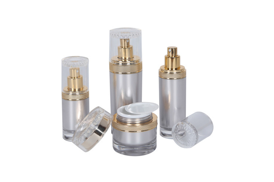 100ml Acrylic Lotion Pump Bottles With 50g Face Cream Jar  Cosmetic Packaging