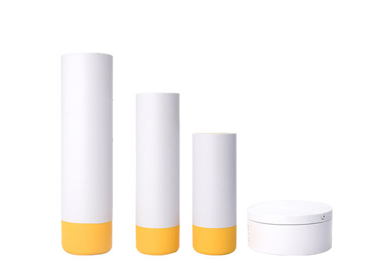 100ml Rotary Plastic Bottle Clamshell Cream Jar With Scoop